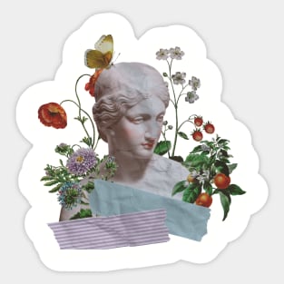 Goddess Flower Sticker